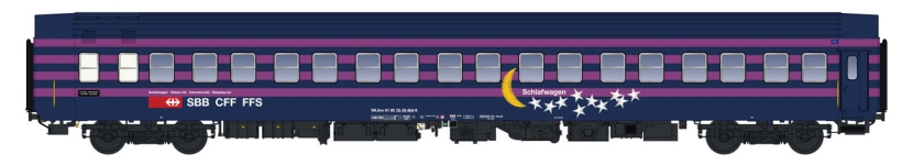 L.S. Models LS47255 - H0 - Schlafwagen T2S, SBB, Ep. V